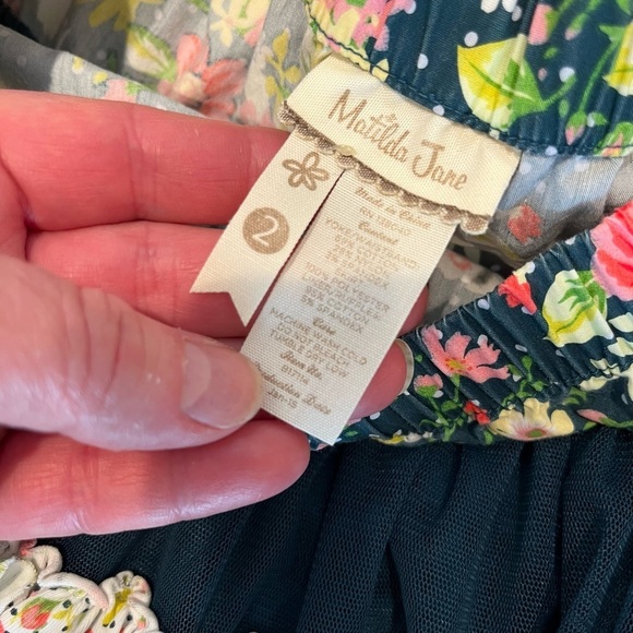 MATILDA JANE Meet at Dusk Skirt Size 2 HELLO LOVELY Raven Tulle Twirly Bottom - Picture 7 of 13